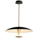 Quorum - 3-647-1540 - LED Pendant - Spacely - Black|Aged Brass