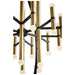 Quorum - 3-685-1540 - LED Chandelier - Nero - Black|Aged Brass