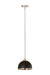 Z-Lite - 1004P10-MB-BN - One Light Pendant - Landry - Matte Black + Brushed Nickel