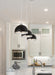 Z-Lite - 1004P10-MB-CH - One Light Pendant - Landry - Matte Black + Chrome