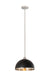 Z-Lite - 1004P14-MB-BN - One Light Pendant - Landry - Matte Black + Brushed Nickel