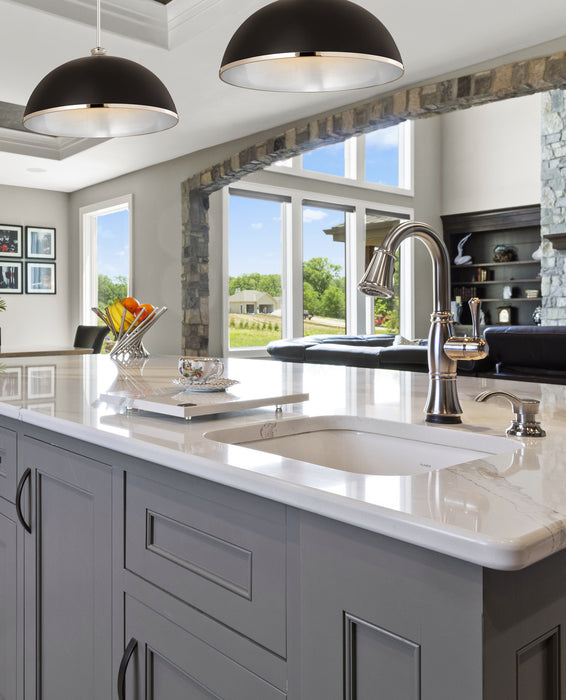 Z-Lite - 1004P20-MB-CH - One Light Pendant - Landry - Matte Black + Chrome