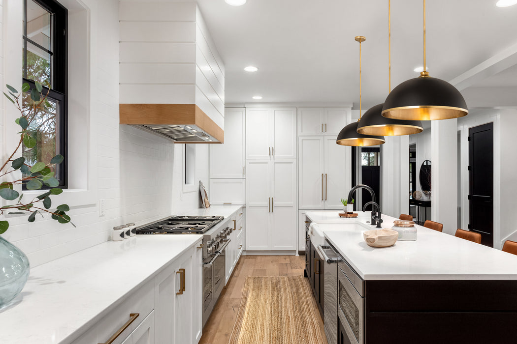 Z-Lite - 1004P20-MB-RB - One Light Pendant - Landry - Matte Black + Rubbed Brass