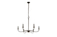 Z-Lite - 2301-42MB - Six Light Chandelier - Arrington - Matte Black