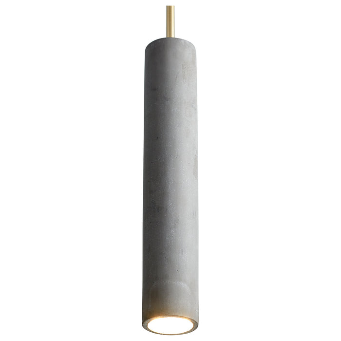 Quorum - 3-614-1540 - LED Pendant - Totem - Dark Gray|Aged Brass