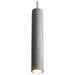 Quorum - 3-614-1540 - LED Pendant - Totem - Dark Gray|Aged Brass