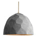 Quorum - 3-663-1540 - LED Pendant - Maria - Dark Gray|Aged Brass