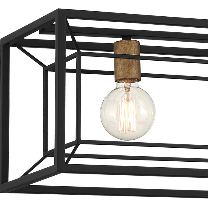 Designers Fountain - D237M-IS-MB - Four Light Island Pendant - Within - Matte Black