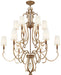 Metropolitan - N6559-690 - 12 Light Chandelier - Magnolia Manor - Pale Gold With Distressed Bronze