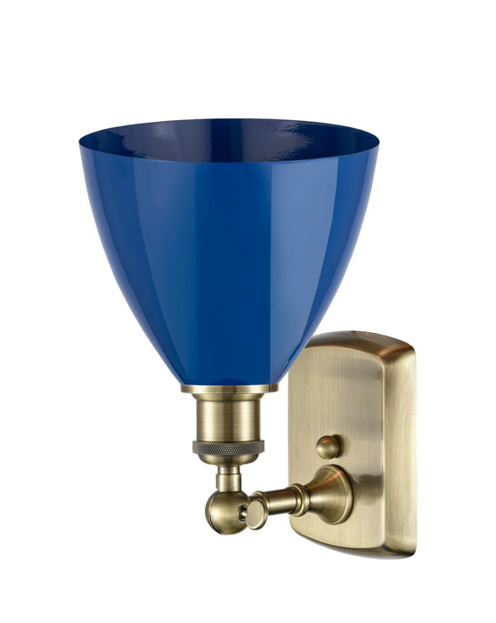 Innovations - 516-1W-AB-MBD-75-BL - One Light Wall Sconce - Ballston - Antique Brass