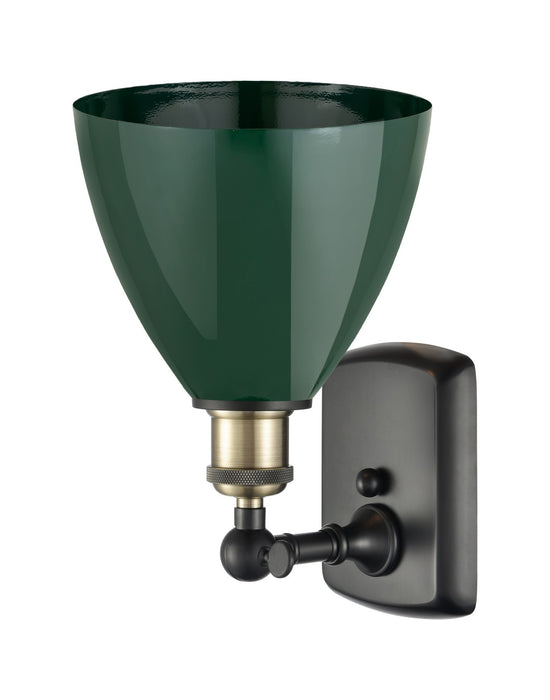 Innovations - 516-1W-BAB-MBD-75-GR - One Light Wall Sconce - Ballston - Black Antique Brass