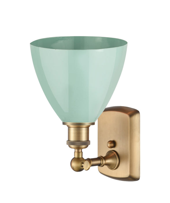 Innovations - 516-1W-BB-MBD-75-SF - One Light Wall Sconce - Ballston - Brushed Brass