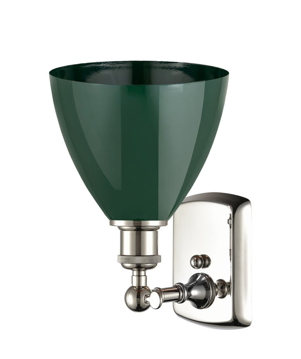 Innovations - 516-1W-PN-MBD-75-GR - One Light Wall Sconce - Ballston - Polished Nickel