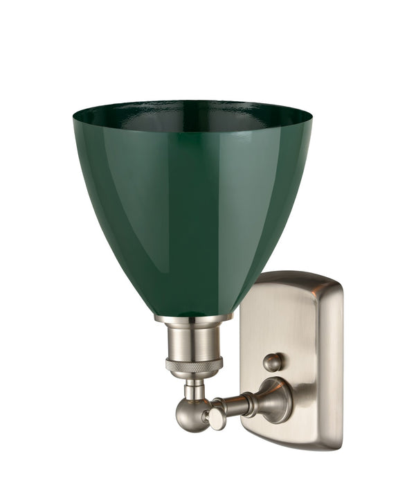 Innovations - 516-1W-SN-MBD-75-GR - One Light Wall Sconce - Ballston - Brushed Satin Nickel