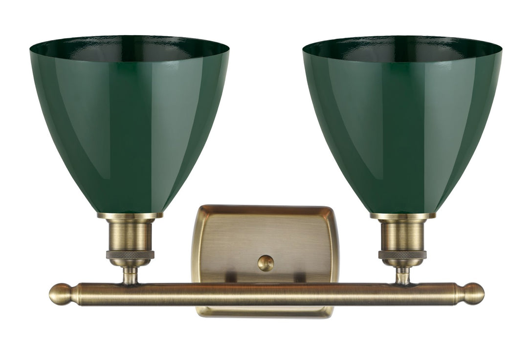 Innovations - 516-2W-AB-MBD-75-GR - Two Light Bath Vanity - Ballston - Antique Brass