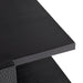 Arteriors - 4900 - Cocktail Table - Aiden - Handcarved Soft Black Waxed
