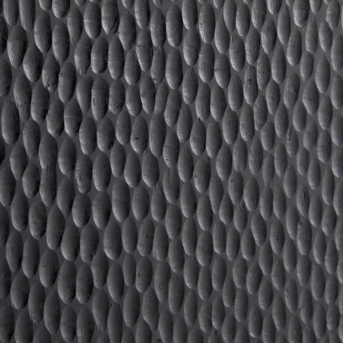 Arteriors - 4900 - Cocktail Table - Aiden - Handcarved Soft Black Waxed