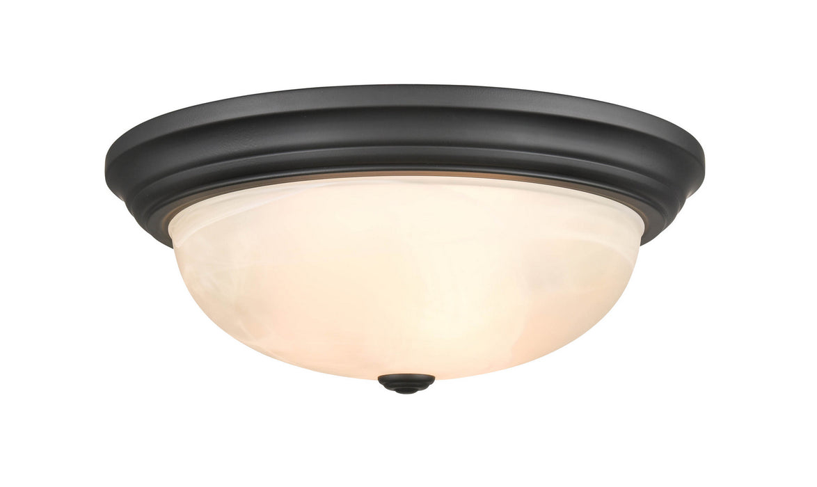 Millennium - 4605-MB - Three Light Flushmount - Matte Black
