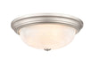 Millennium - 4605-SN - Three Light Flushmount - Satin Nickel