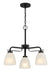 Minka-Lavery - 4883-66A - Three Light Semi Flush / Chandelier - Kaitlen - Coal