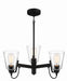 Minka-Lavery - 3993-66A - Three Light Chandelier - Beckonridge - Coal