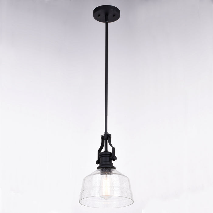 Vaxcel - P0357 - One Light Mini Pendant - Beloit - Matte Black