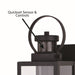 Vaxcel - T0602 - One Light Outdoor Motion Sensor Wall Mount - Medinah - Textured Black