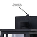 Vaxcel - T0607 - One Light Outdoor Wal Mount - Blackwell - Matte Black