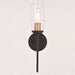 Vaxcel - W0391 - One Light Wall Sconce - Warren - Matte Black and Brushed Brass