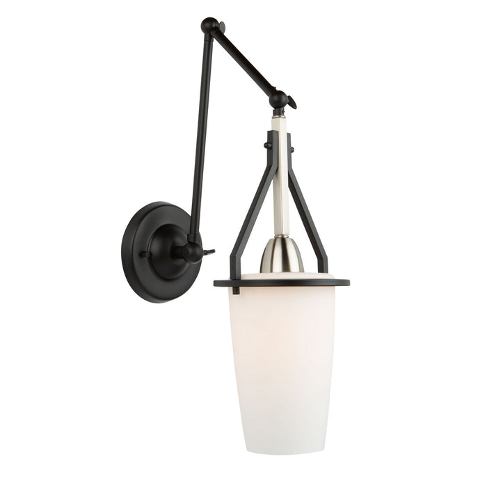 Artcraft - AC11241NB - One Light Sconce/Pendant - Brydon - Black and Brushed Nickel