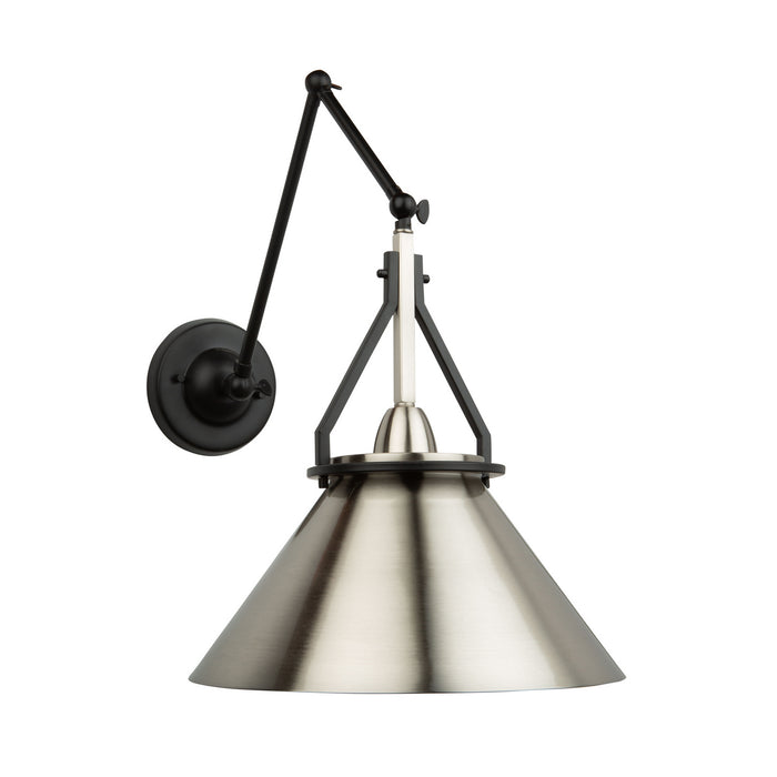 Artcraft - AC11242NB - One Light Sconce/Pendant - Brydon - Black and Brushed Nickel