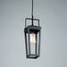 Artcraft - AC11701BK - One Light Pendant - Carriage - Black