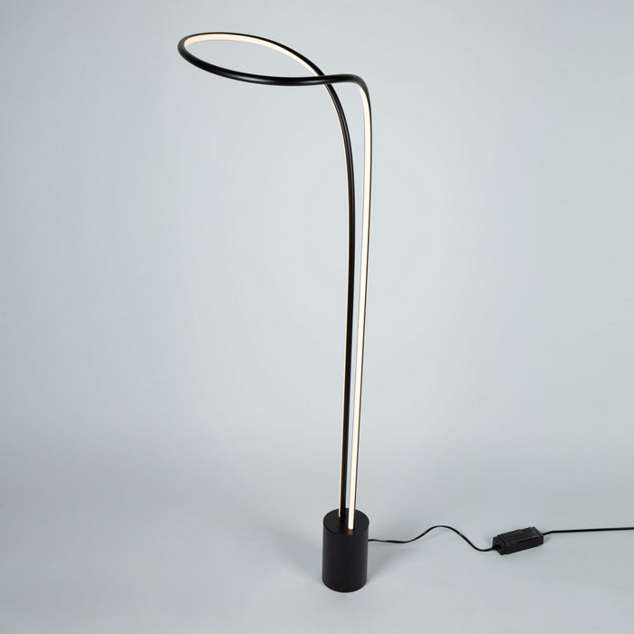 Artcraft - AC7589BK - LED Floor Lamp - Cortina - Matte Black