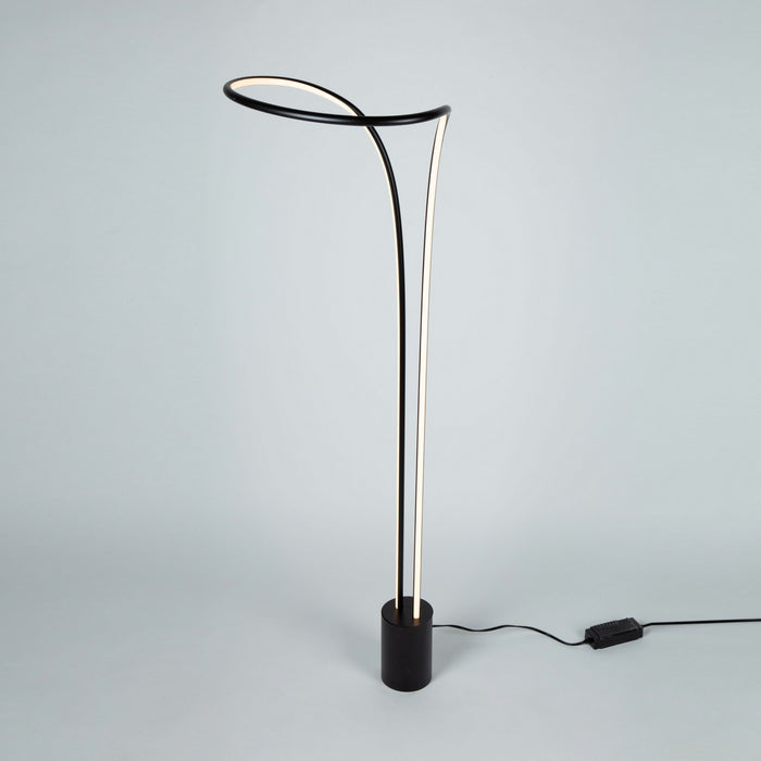 Artcraft - AC7589BK - LED Floor Lamp - Cortina - Matte Black