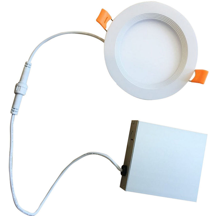 Bulbrite - 773210 - Recessed Downlight - Recessed - White Round - Baffled Trim - Ultra Slim