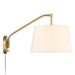 Golden - 3694-A1W BCB-MWS - One Light Swing Arm - Ryleigh - Brushed Champagne Brass