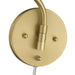 Golden - 3694-A1W BCB-MWS - One Light Swing Arm - Ryleigh - Brushed Champagne Brass