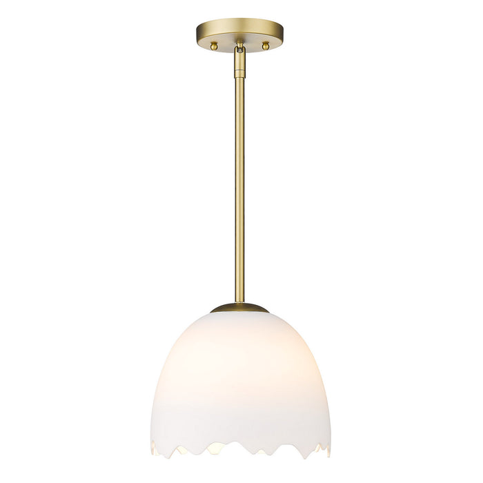 Golden - 6951-S BCB-POR - One Light Pendant - Brinkley - Brushed Champagne Brass