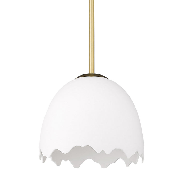 Golden - 6951-S BCB-POR - One Light Pendant - Brinkley - Brushed Champagne Brass