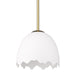 Golden - 6951-S BCB-POR - One Light Pendant - Brinkley - Brushed Champagne Brass