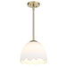 Golden - 6951-S BCB-POR - One Light Pendant - Brinkley - Brushed Champagne Brass