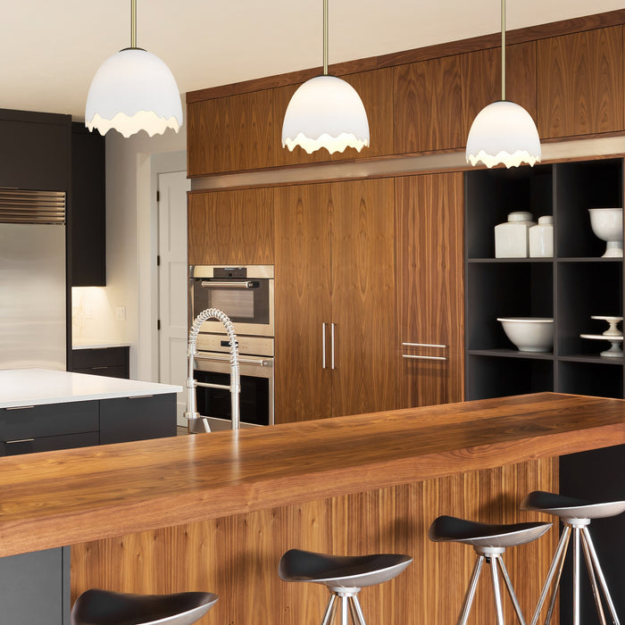 Golden - 6951-S BCB-POR - One Light Pendant - Brinkley - Brushed Champagne Brass