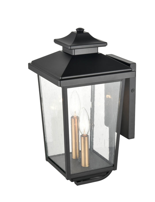 Millennium - 4642-PBK - Two Light Outdoor Hanging Lantern - Eldrick - Powder Coat Black