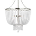 Visual Comfort Studio - 5180704EN-962 - Four Light Pendant - Jackie - Brushed Nickel