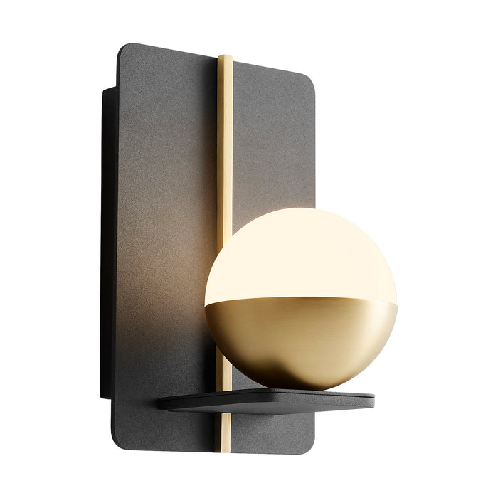 Quorum - 3-554-1540 - LED Wall Sconce - Iota - Black|Aged Brass