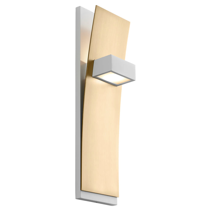 Quorum - 3-400-640 - LED Wall Sconce - Dario - White|Aged Brass