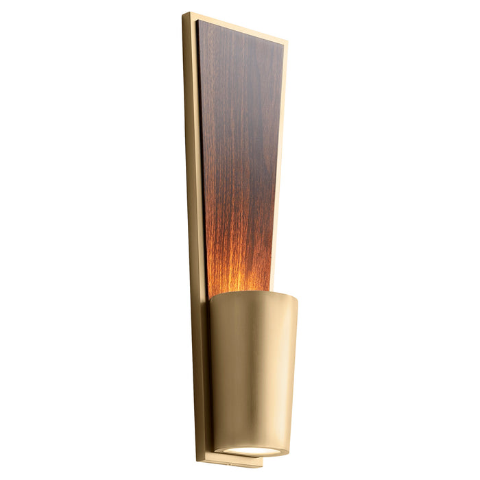 Quorum - 3-402-40 - LED Wall Sconce - Favero - Antique Brass|Walnut