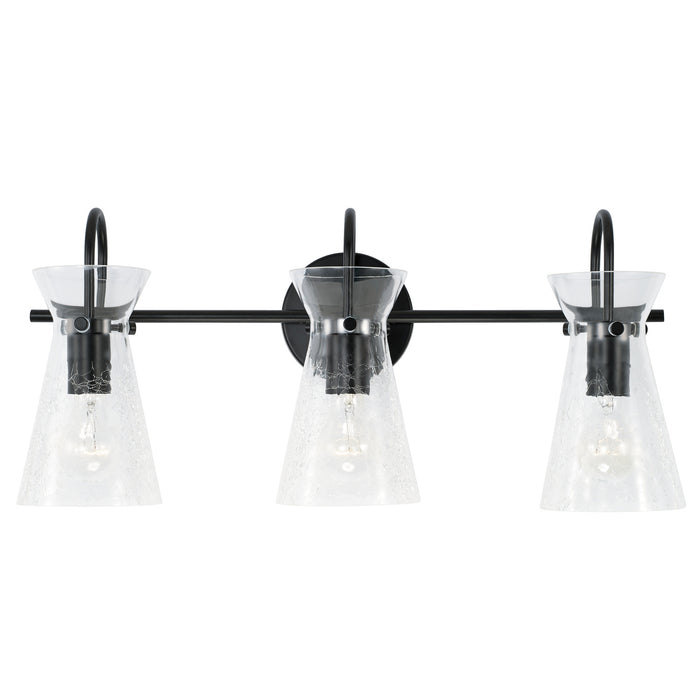 Capital Lighting - 142431MB - Three Light Vanity - Mila - Matte Black