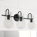 Capital Lighting - 142431MB - Three Light Vanity - Mila - Matte Black