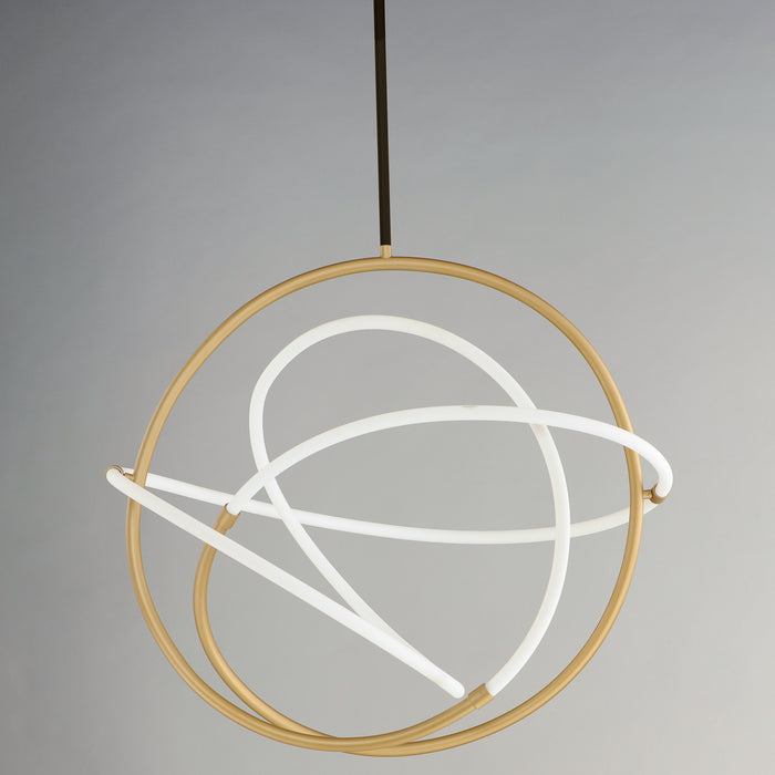 ET2 - E25096-01BKGLD - LED Pendant - Mobius - Black / Gold